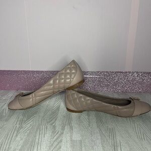 Burberry Blush Quilted Flats